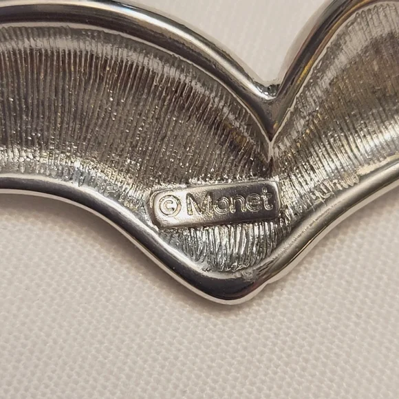 Vintage Abstract Monet brooch. - Picture 3 of 4